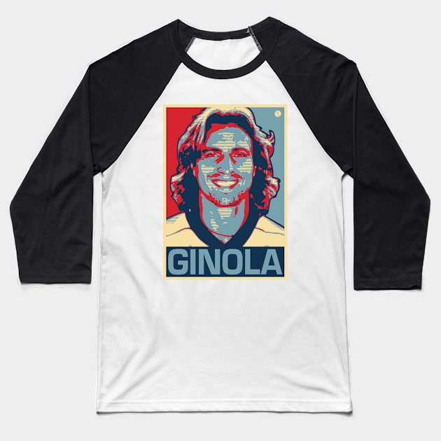 Ginola Baseball T-Shirt by DAFTFISH